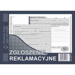 Druk MiP Zgłoszenie Reklamacyjne A5/39
